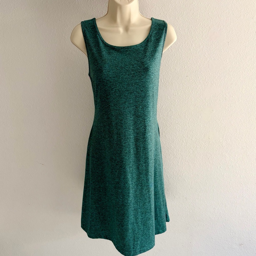Patagonia Seabrook Dress Womens M Teal UPF 50 Travel Athleisure Sleeveless - Picture 2 of 10